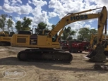 Side of Used Crawler Excavator